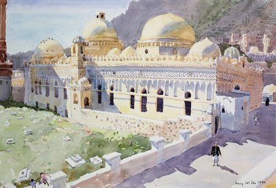Mosque, Taiz, Yemen, 1990 by Lucy Willis